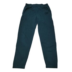Roots Sweatpants Green Canadian Organic Cotton Beaver Logo Pockets Recycled Mens